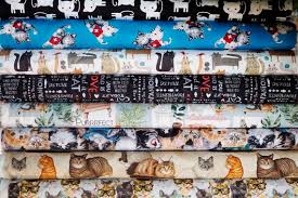 Cats And Mice Kitty Garden Fabric No