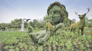Montreal Botanical Garden Sculptures