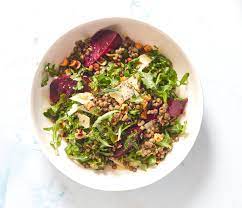 Lentil Beetroot Salad Dressing gambar png