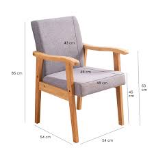 raynell scandinavian wooden chair