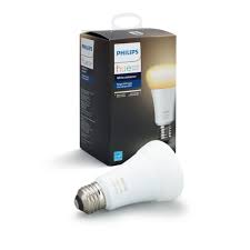 Philips Hue White Ambiance A19 Led 60w Equivalent Dimmable Smart Wireless Light Bulb 461004 The Home Depot