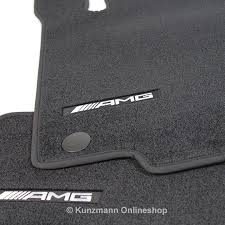 amg car mats black m cl gle w166