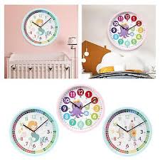 Cartoon Teaching Learning Clocks Kids