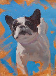 Choose items to buy together. Cleo The French Bull Dog Painting By Taylor Paints