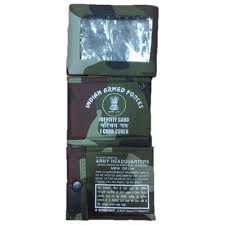 Among its many roles, dmdc is: Id Card Holder Army Id Card Holder Manufacturer From Delhi
