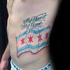 While serving in vietnam, chief petty officer bruce mcdaniel of waverly became concerned over the bald eagle, representing the united states, holds a red streamer in its beak. 50 Chicago Flag Tattoo Designs For Men Illinois Ink Ideas Tattoo Designs Men Chicago Flag Tattoo Flag Tattoo