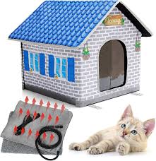 yuxinw heated cat house for winter
