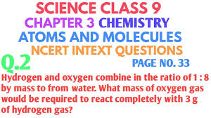 hydrogen and oxygen combine in the