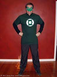 Robin costume (1960s) for less than $25: How To Make A Quick And Easy Green Lantern Costume Jason Patz