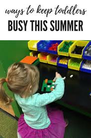 summer activities to keep toddlers