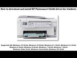 Minimum system requirements for hp photosmart 4180 driver: How To Download And Install Hp Photosmart C6180 Driver Windows 10 8 1 8 7 Vista Xp Youtube