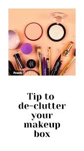 tip to de clutter your makeup box the