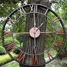 Garden Clock Outdoor Garden Wall Clock