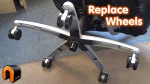 how to replace chair wheels in 2 mins