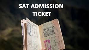 sat admission ticket everything you