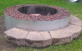 Select your best fire pit liner: Stainless Steel Fire Pit Ring With Rolled Top Flange Fire Pit Ring For Sale