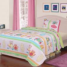 2pc twin size bedspread quilt set