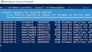 Is there anything like this for powershell on server 2016? Use Powershell To Update And Upgrade Windows 10 Win10 Guru