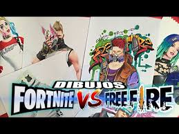 Battle royale, formerly led by chaos agent, now led by unknown leaders ( probably jules or fusion). Dibujos De Fortnite Vs Free Fire Drawings Fortnite Vs Free Fire Cunsart Youtube