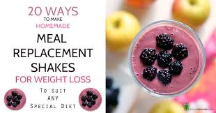 homemade meal replacement shakes