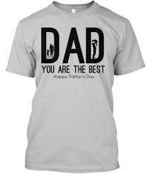 Mens T Shirt For Dad Happy Fathers Day Classic Tee Light