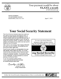 the social security statement