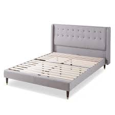 full upholstered platform bed frame