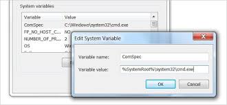 global system environment variables