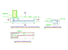 mixed drain in autocad cad