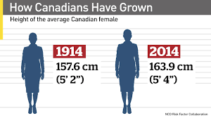 Wha is the average height of adults from your country? Canadians Still Getting Taller But Not As Fast As Others Cbc News