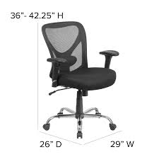 Big and tall office chair 400lbs desk chair mesh computer chair with lumbar support wide seat adjust arms rolling swivel high back task executive ergonomic chair for women men,black 4.4 out of 5 stars 1,243 amolife big and tall office chair/heavy duty executive computer chair/adjustable desk chair/large home office chair with armrest Big Tall 400 Lb Rated Black Mesh Swivel Ergonomic Task Office Chair On Sale Overstock 10125223