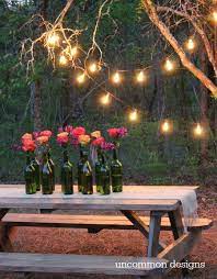 easy outdoor party lighting ideas