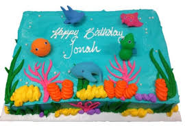 Create the perfect tropical beach or underwater cake using our selection of mermaids and fish, beach and holiday themed cake and cupcake toppers, cutters and moulds. Birthday Cake 99 Sea Animals Ocean Theme Aggie S Bakery Cake Shop