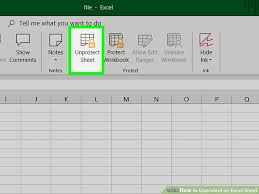 3 Ways To Unprotect An Excel Sheet Wikihow