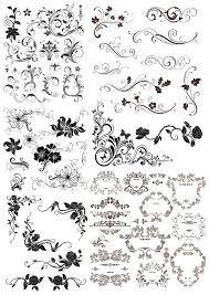 To get more templates about posters,flyers,brochures,card,mockup,logo,video,sound,ppt,word,please visit pikbest.com. Decor Floral Elements Vector Set Free Vector Download In Cdr Cdr Format For Free Download