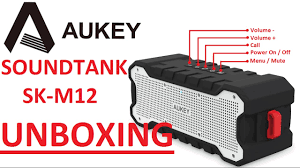 unboxing review 4k aukey soundtank sk