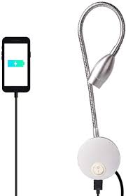 reading lamp with usb charging port
