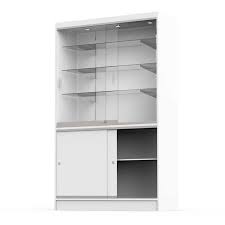 wall display cabinet with storage