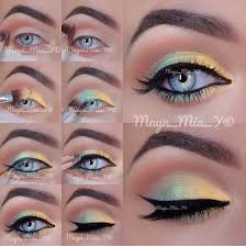 pretty summer eye makeup tutorial