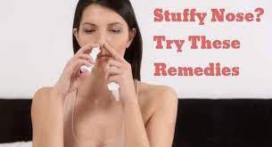 home remes for stuffy nose ब द न क