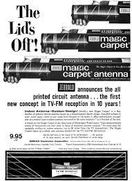 magic carpet antenna july 1960 radio
