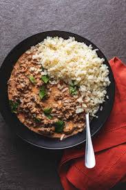 ground beef stroganoff low carb with