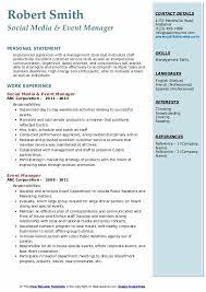 The event planner job role. Event Manager Resume Samples Qwikresume