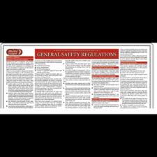 Occupational Health Safety Ohs Act General Safety Regulations Poster
