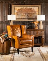 Cheyenne Leather Chair Leather Western