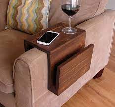 couch sofa arm rest wrap tray table