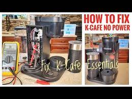 how to fix keurig k cafe essentials