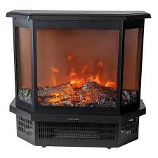 Edenbranch 22 In 3 Sided Freestanding Electric Fireplace Stove With Manual Switch In Black