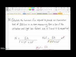 Lumen Method Lighting Calculation