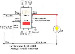Wire the new switch each wire should have a half inch of wire exposed and bent into a u shape that will fit snugly around the screws on the switch. How To Wire A Switch With A Pilot Light Diy Home Improvement Forum